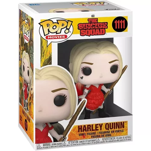 Funko Pop! Harley Quinn #1111 Damaged Dress DC The Suicide Squad Box