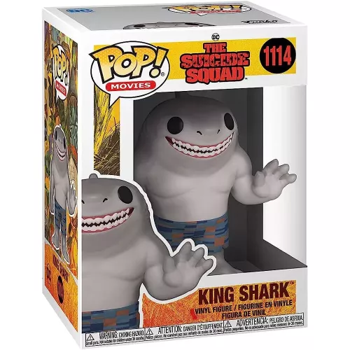Funko Pop! King Shark #1114 DC The Suicide Squad Movies Box
