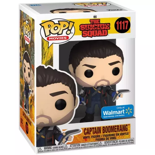 Funko Pop! Captain Boomerang #1117 DC The Suicide Squad Box