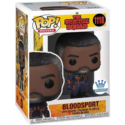 Funko Pop! Bloodsport #1118 Unmasked DC The Suicide Squad Box