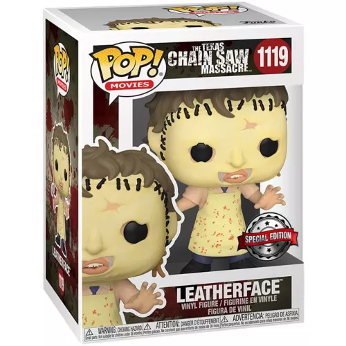Funko Pop! Leatherface #1119 Bloody The Texas Chain Saw Massacre Box