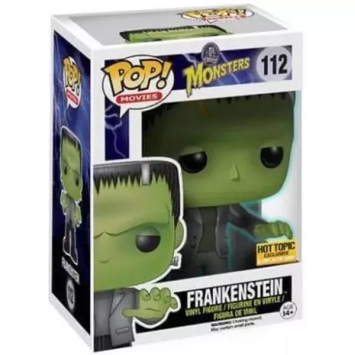 Funko Pop! Frankenstein #112 Glows in the Dark Universal Monsters Box