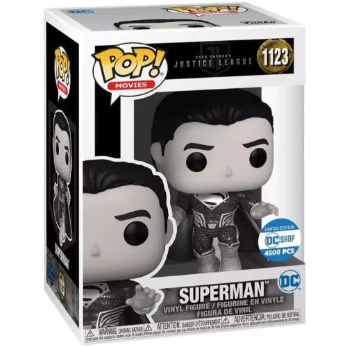 Funko Pop! Superman #1123 Metallic Zack Snyder's Justice League Box