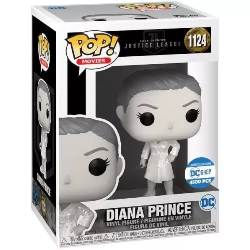 Funko Pop! Diana Prince #1124 Metallic Black and White Box