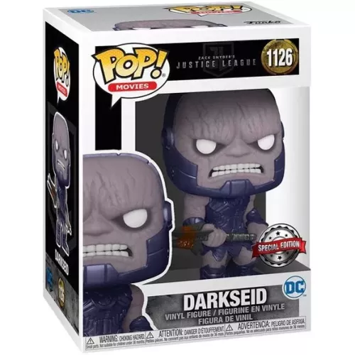 Funko Pop! Darkseid #1126 Blue Metallic Zack Snyder's Justice League Box