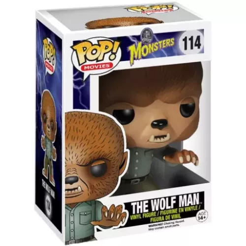 Funko Pop! The Wolf Man #114 Universal Monsters Movies Box
