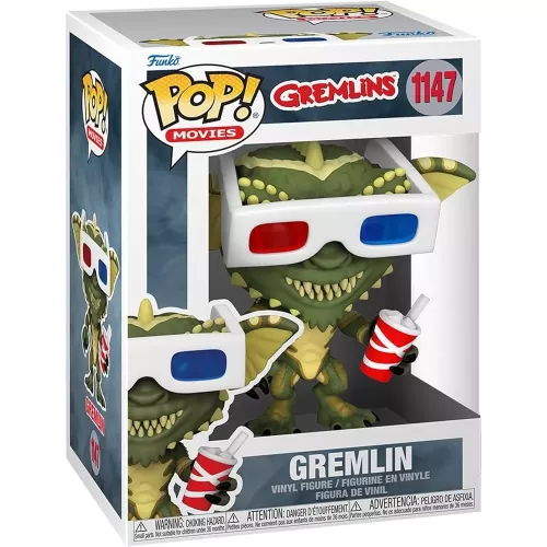 Funko Pop! Gremlin #1147 with 3-D Glasses Gremlins Box