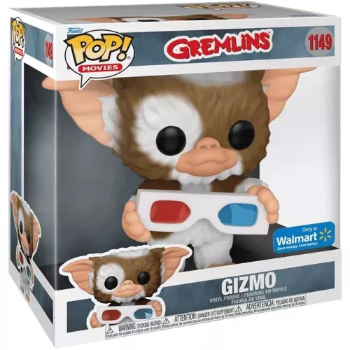 Funko Pop! Gizmo #1149 with 3-D Glasses 10 Inch Gremlins Box