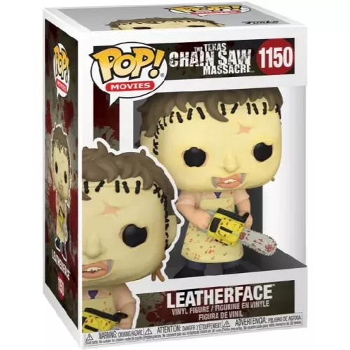Funko Pop! Leatherface #1150 Bloody The Texas Chain Saw Massacre Box