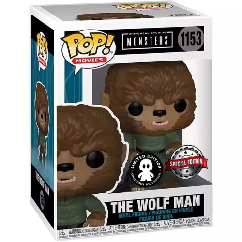 Funko Pop! The Wolf Man #1153 Universal Studios Monsters Box