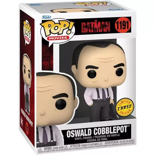 Funko Pop! Oswald Cobblepot #1191 No Jacket Chase The Batman Box