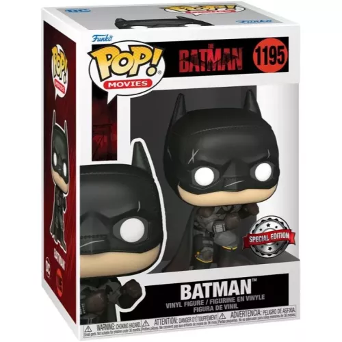 Funko Pop! Batman #1195 Battle Damage The Batman Movies Box