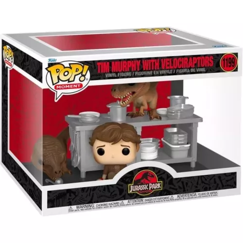 Funko Pop! Tim Murphy with Velociraptors #1199 Jurassic Park Box