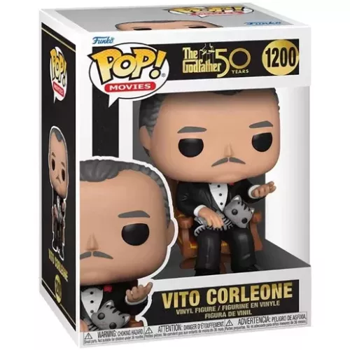 Funko Pop! Vito Corleone #1200 in Chair The Godfather 50 Years Box