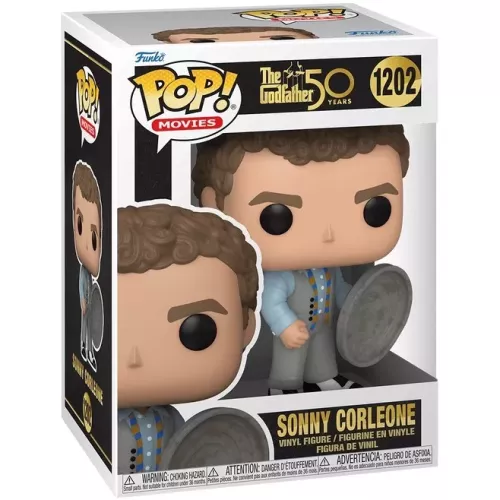 Funko Pop! Sonny Corleone #1202 with Trash Can Lid Box