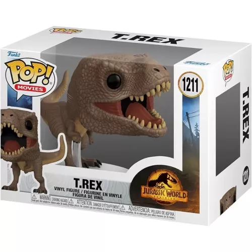 Funko Pop! T.Rex #1211 Jurassic World Dominion Movies Box