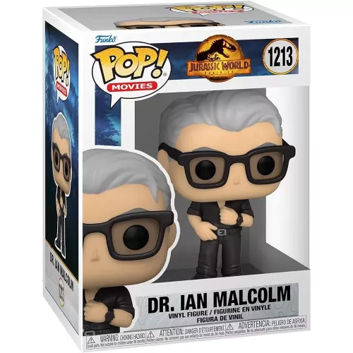 Funko Pop! Dr. Ian Malcolm #1213 Jurassic World Dominion Box