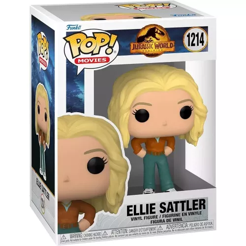 Funko Pop! Ellie Sattler #1214 Jurassic World Dominion Box