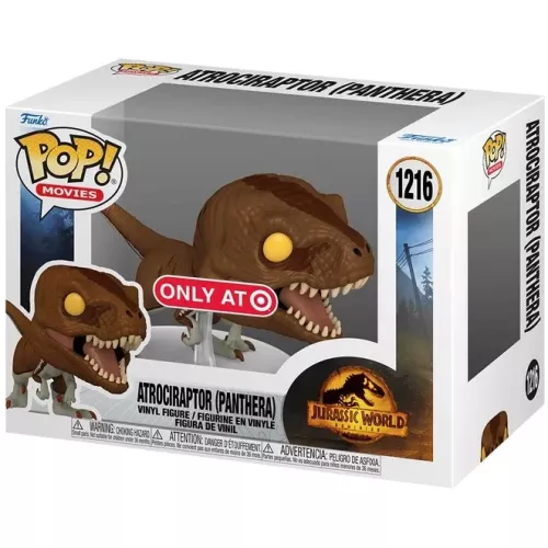 Funko Pop! Atrociraptor (Panthera) #1216 Jurassic World Dominion Box