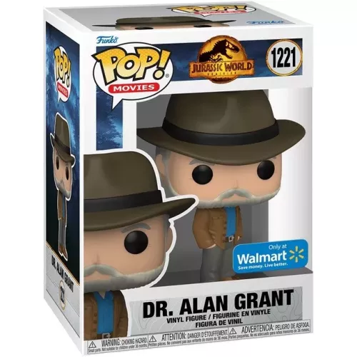 Funko Pop! Dr. Alan Grant #1221 Jurassic World Dominion Box