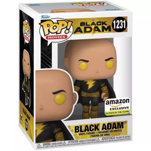 Funko Pop! Black Adam #1231 Glows in the Dark DC Black Adam Box