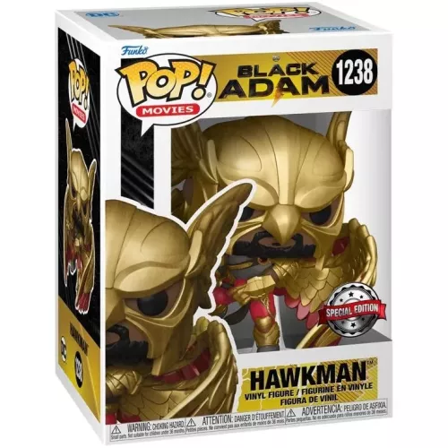 Funko Pop! Hawkman #1238 with Morning Star DC Black Adam Box