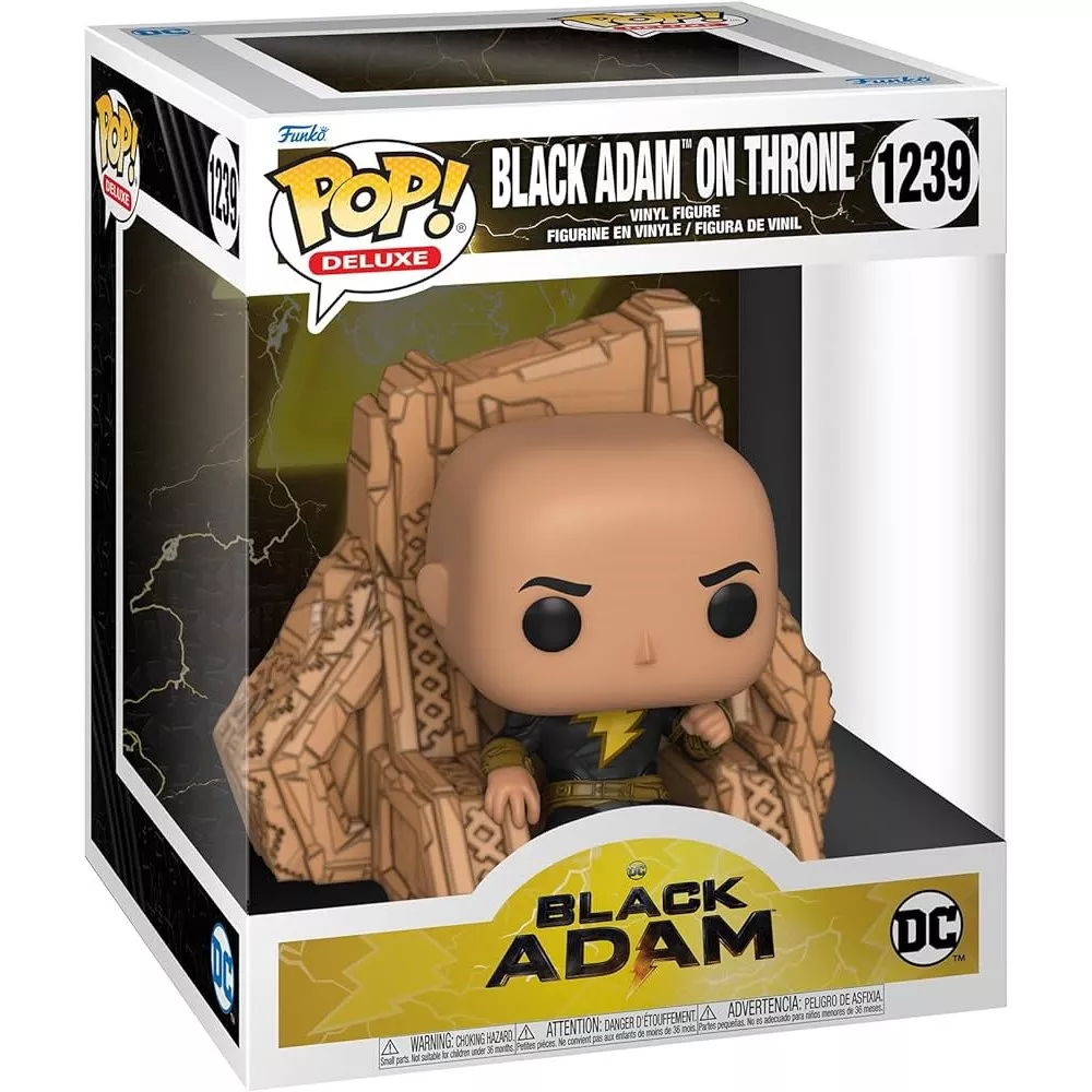 Black Adam on Throne Box