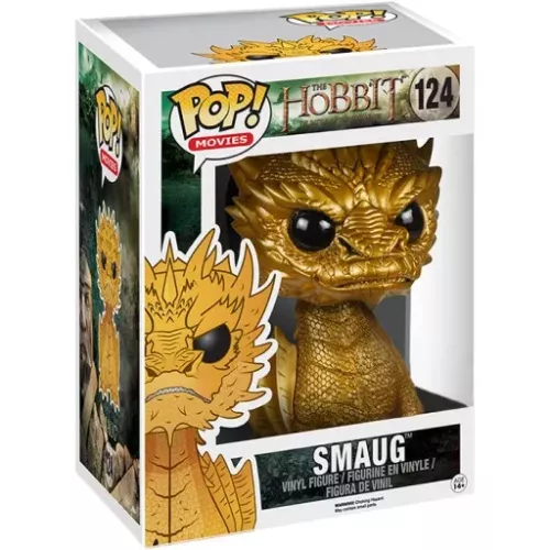 Funko Pop! Smaug #124 Metallic Gold The Hobbit The Battle of the Five Armies Box
