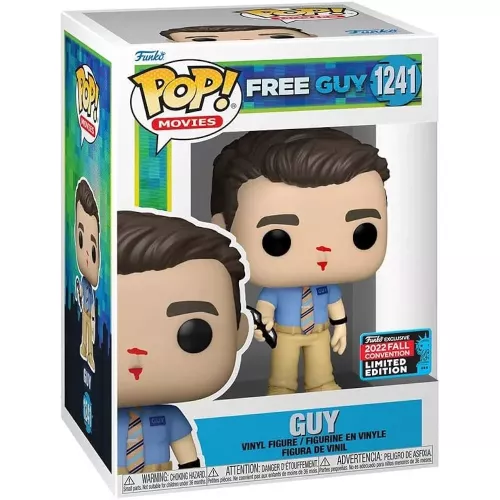 Funko Pop! Guy #1241 Free Guy Movies Vinyl Figure Box