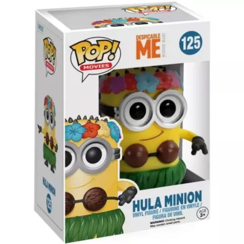 Funko Pop! Hula Minion #125 Despicable Me Minion Made Box