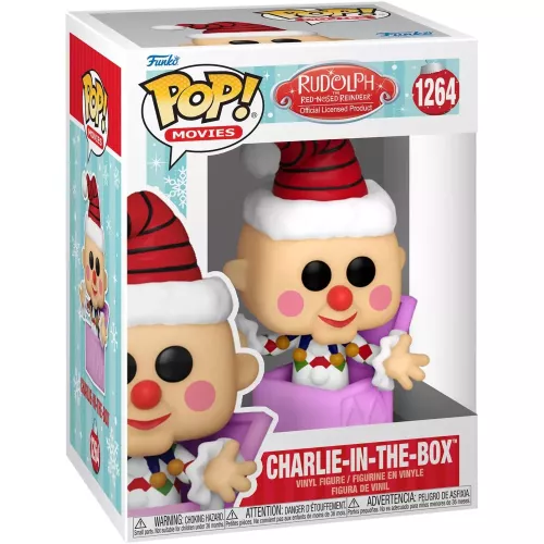 Funko Pop! Charlie-in-the-Box #1264 Rudolph the Red-Nosed Reindeer Official Licensed Product Box