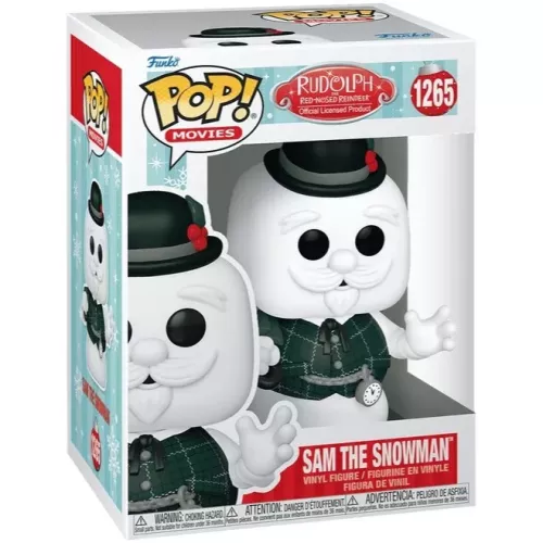 Funko Pop! Sam the Snowman #1265 Rudolph the Red-Nosed Reindeer Official Licensed Product Box