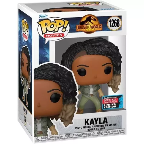 Funko Pop! Kayla #1268 Jurassic World Dominion Movies Box