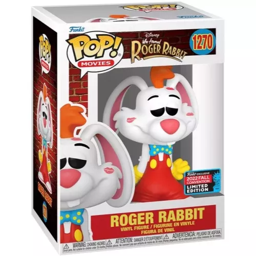 Funko Pop! Roger Rabbit #1270 Disney Who Framed Roger Rabbit Box