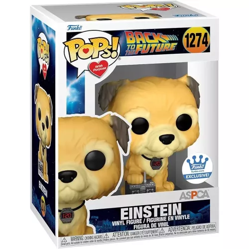 Funko Pop! Einstein #1274 With Purpose Back to the Future Box