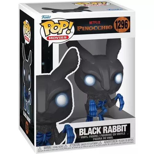Funko Pop! Black Rabbit #1296 Netflix Pinocchio Movies Box