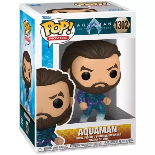 Funko Pop! Aquaman #1302 DC Aquaman and the Lost Kingdom Box