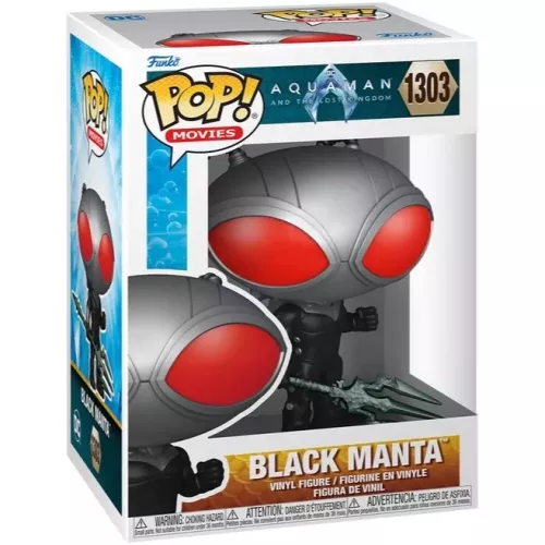 Funko Pop! Black Manta #1303 DC Aquaman and the Lost Kingdom Box