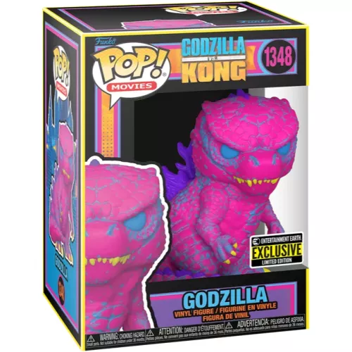 Funko Pop! Godzilla #1348 Blacklight Godzilla vs. Kong Box