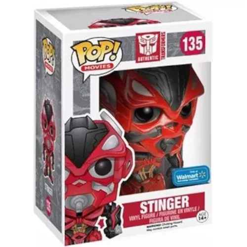 Funko Pop! Stinger #135 Authentic Transformers Movies Box