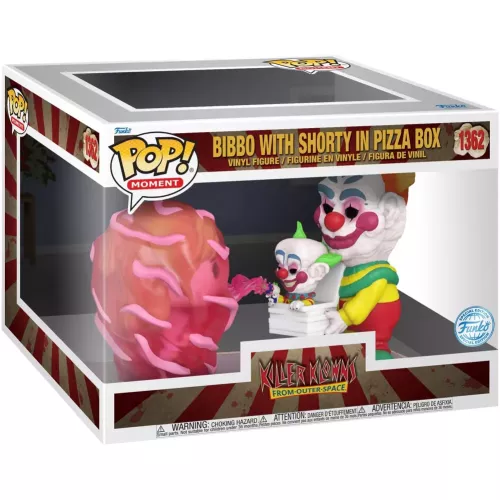 Funko Pop! Bibbo with Shorty in Pizza Box #1362 Killer Klowns from Outer Space Box