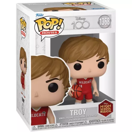 Funko Pop! Troy #1368 Disney High School Musical Disney 100 Box