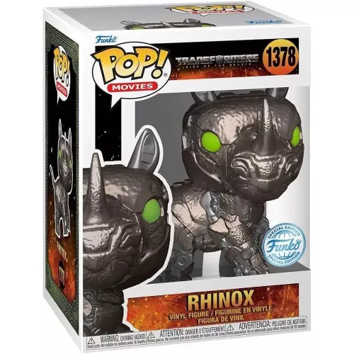 Funko Pop! Rhinox #1378 Transformers Rise of the Beasts Box