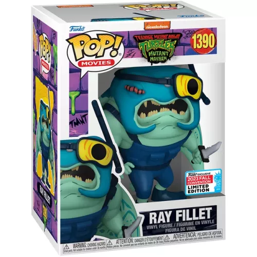 Funko Pop! Ray Fillet #1390 Nickelodeon Teenage Mutant Ninja Turtles Mutant Mayhem Box