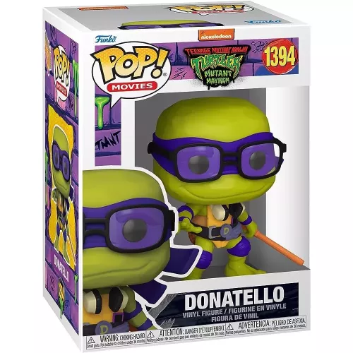 Funko Pop! Donatello #1394 Nickelodeon Teenage Mutant Ninja Turtles Mutant Mayhem Box