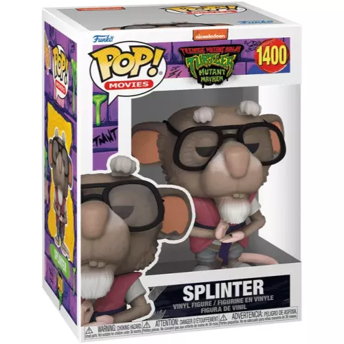 Funko Pop! Splinter #1400 Nickelodeon Teenage Mutant Ninja Turtles Mutant Mayhem Box