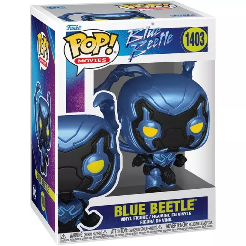 Funko Pop! Blue Beetle #1403 DC Blue Beetle Movies Box