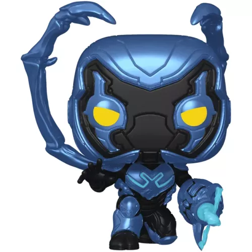 Funko Pop! Blue Beetle #1406 with Blaster Glows in the Dark