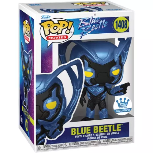 Funko Pop! Blue Beetle #1408 DC Blue Beetle Movies Box