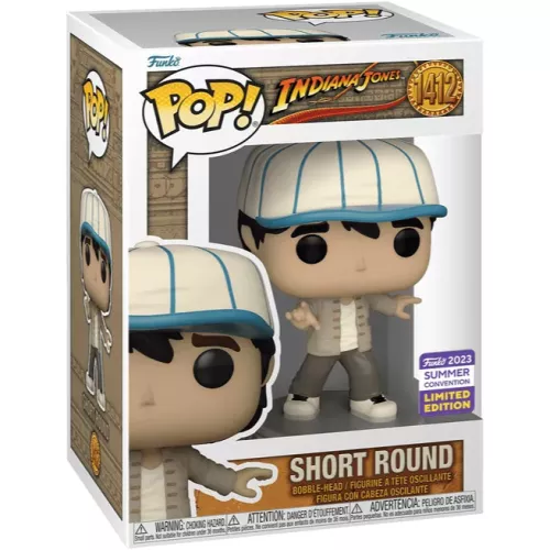 Funko Pop! Short Round #1412 Indiana Jones Movies Vinyl Figure Box